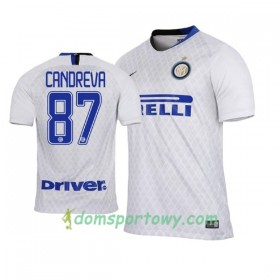 Koszulka Inter Mediolan Antonio Candreva 87 Wyjazdowe Koszulki Piłkarskie 2018-2019 Krótki Rękaw